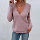 thumbnail image 2 of Gibobby Sueter para mujer invierno punto Cárdigan de suéter de encaje con cuello en V suelto de otoño invierno para mujer(Rosa,M), 2 of 5