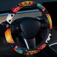 thumbnail image 2 of Easter 14.5 Inch Printing PVC Leather Car Wheel Cover, Steering Wheel Cover, Auto Accessories, 2 of 6