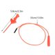 thumbnail image 1 of Clip de Prueba Banana Plug Test 2 Piezas Negro Rojo Banana Plug Socket Test S Test Clip Hook Set 2Mm P1511B ANGGREK Otros, 1 of 8