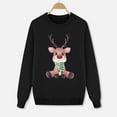 thumbnail image 2 of Fgnfyis Christmas Pajamas for Family Printed O Neck -lined Long Sleeve Pullover Sweatshirt Holiday Tops, 2 of 4