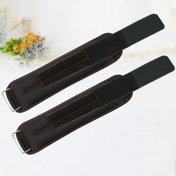 GOOHOCHY 1 Pair Sandbag Wristband Weight-bearing Bracelet Muscle Training Aid Fitness Ankle Guard Sports Accessory Black