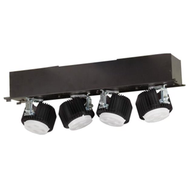 4030 4-Lumière Linéaire 120V LED Unit&44; Noir - 17.37 Po.