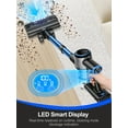 thumbnail image 4 of SUXIANGVAC Cordless Vacuum Cleaner, 30Kpa Powerful Suction 8-in-1 Stick Vacuum with LED Display, 3 Modes Suction, Lightweight Vacuum for Hardwood Floor/Carpet/Pet Hair, Blue, 4 of 9