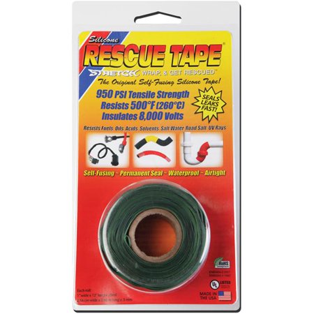 Harbor Products Inc 1in. X 12ft. Green Rescue Tape USC07