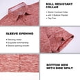 thumbnail image 4 of Damipow Men's Golf Shirts for Men | Short Sleeve Performance Polo Shirts for Men | Quick Dry Fit | Moisture Wicking |Sizes S-3XL, 4 of 6