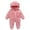 Pink, variant on IROINID Discount Baby Bodysuit Long Sleeve Newborn Baby Fleece Footie Snowsuit Winter Bunting Onesies Cartoon Warm Hooded Romper Jumpsuit Outfits For Girls Boys,Beige