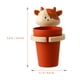 thumbnail image 5 of Taza para hacer gárgaras con forma de vaca de dibujos animados, taza para cepillo de dientes de pared, soporte para cepillo de dientes, taza para hacer gárgaras para niños, 5 of 7