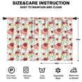 thumbnail image 2 of Blackout Kids Curtains,Pioneer Flower Floral Print Pattern Childrens Insulated Curtains Set Of 2,Bedroom Essentials,Toddler Room Decor 42"x54", 2 of 5