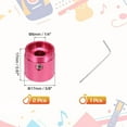 thumbnail image 2 of Uxcell Guitar Knobs Metal, Volume Tone Control Dome Knobs Potentiometer Knobs with Wrench for Electric Guitar Bass Red, 2 of 6