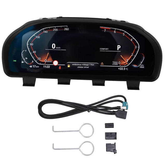 Instrumento De Clúster Digital, Medidor De Pantalla LCD De Alta Resistencia Para Personalización De Automóviles Para Automóviles ANGGREK GC1618