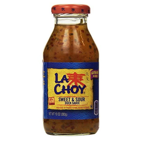 La Choy Sweet & Sour Duck Sauce 10 oz Glass Bottles Pack of 3