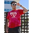 thumbnail image 2 of Nebraska Retro Sport Apparel Tie Dye Crystal Men -Image by Shutterstock, Male Small, 2 of 4