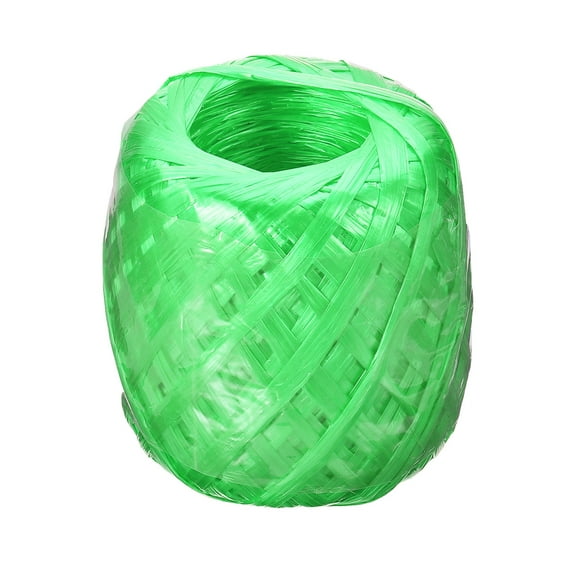 Uxcell 125m/410Ft Polyester Nylon Plastic Rope Twine Household Bundles Ropes Roll for Gardening Packing Crafting DIY Green