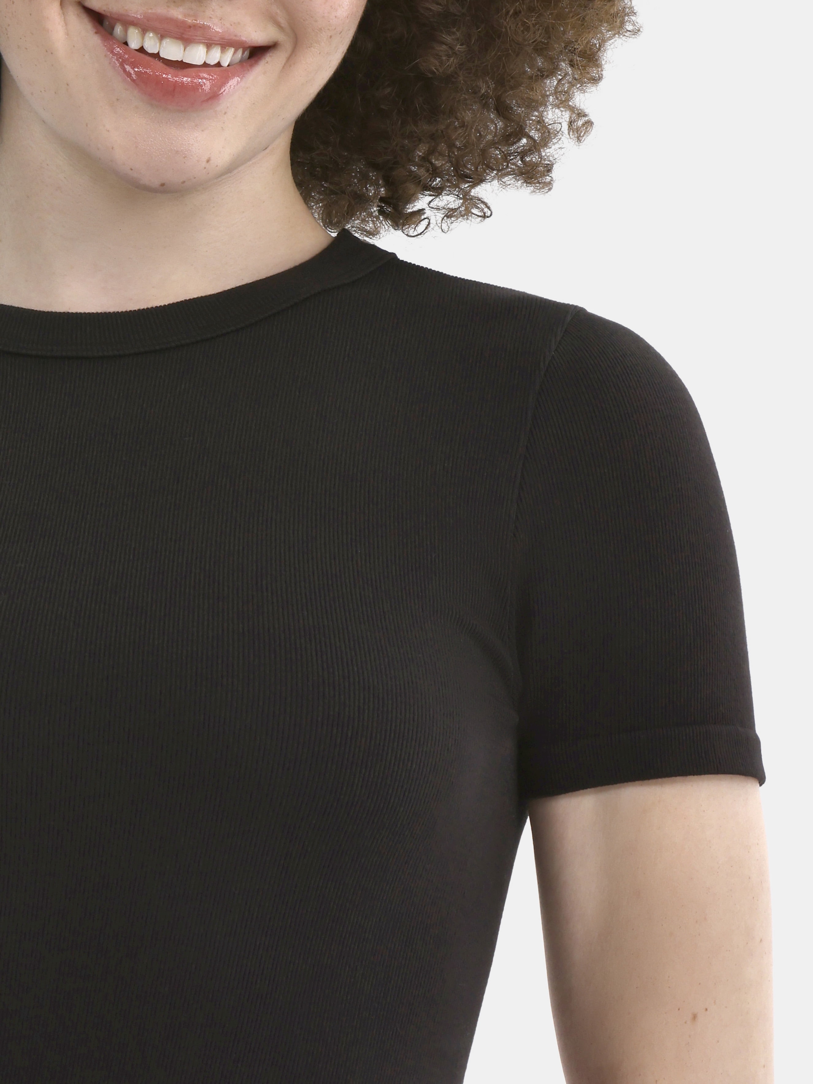 No Boundaries Crewneck Seamless Bodysuit, Women's