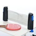thumbnail image 5 of Uxcell Up to 2" Retractable Ping Pong Net Portable Table Tennis Net and Post Replacement for Any Table, Black Blue, 5 of 6