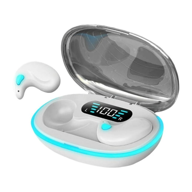 Auriculares intrauditivos Hugo con pantalla digital LED y reducción de ruido Estuche de carga