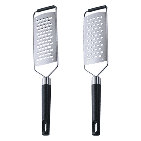 

Handheld Coconut/Ginger/Nutmeg/Chocolate/Citrus/Cabbage Stainless Steel Hand Grater for Kitchen Fine Small Grater Flat Multifunctional Grater Style 6