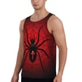 thumbnail image 3 of Rocae Spider on the Web for Men's Workout Tank Top Men's Running Tank Top Dry Fit Athletic Workout Tank TopsSmall, 3 of 9