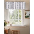 thumbnail image 2 of Vintage Bohemian Valances for Windows Farmhouse Tribe Art Blue Rod Pocket Curtains Valance Short Window Treatment Drapes for Living Room, Bedroom Bathroom 42"&nbsp;W x 12" L, 2 of 5