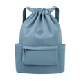 thumbnail image 1 of Lap Pocket Swimming Training Storage Lightweight Bag Fitness Drawstring Backpack Unisex Basketball Bag, 1 of 5