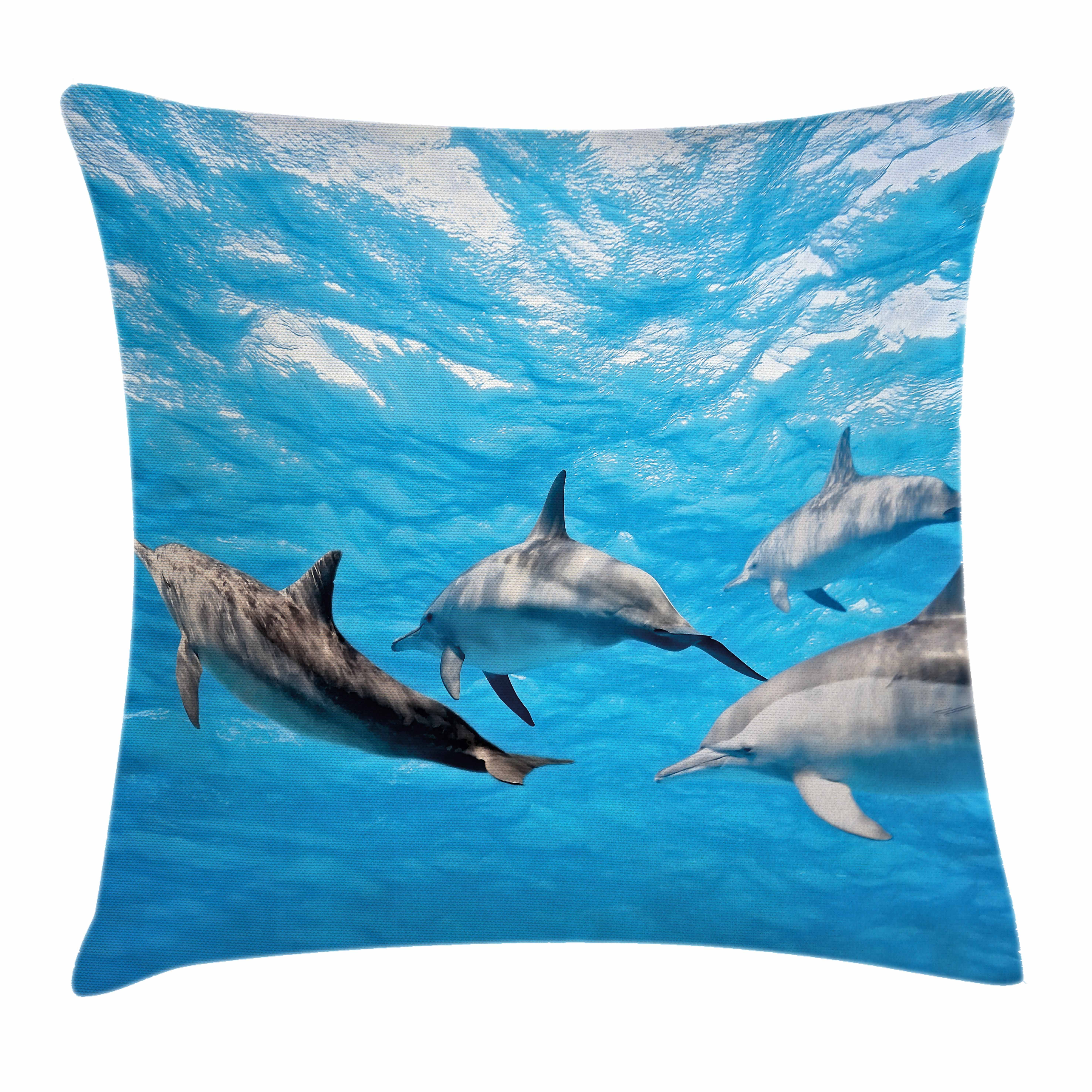 dolphin pillow pet large