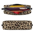 thumbnail image 2 of Rocae Leopard Print-1 for Pen and Marker Pouch with Zipper for Men and Women, Stationery Bag Pen Holder for Work and Office, 2 of 9