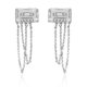 thumbnail image 2 of S925 Sterling Silver Earrings Female Fashion Design Sense Gold Color A--Yellow Gold Plated|Model code6002 Yellow Gold Plated, 2 of 2