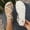 A_ White, variant on Plus Size Women's Indoor Outdoor Flat Sandals, Solid Round Open Toe, Back Elastic Strap, Non-Slip Soft Sole Daily Footwear Black 37