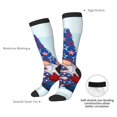 thumbnail image 4 of Fuzoiu Cute Gnomes in USA1 Print Adult Stockings,Crew Socks,Unisex Fashion Socks, Casual Sports Socks,Comfortable Crew Socks for Everyday Wear and Sports, 4 of 6