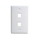 thumbnail image 1 of Tapa de pared Brobotix 251702 para 2 puertos de red, Color Blanco. Brobotix 251702, 1 of 2