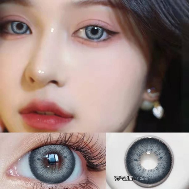 EYESHARE 2022 Venta caliente 1 par = 2 piezas AURORA Serie 12 colores Lentes de contacto Cosméticos de uso diario Gao Jiahui unisex