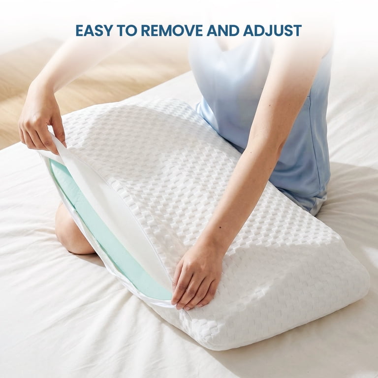 MARNUR Memory Foam Pillow, Queen Size with Cooling Technology photo 8
