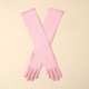 thumbnail image 1 of Guantes extra largos de tul para mujer, de malla de encaje elástico negro, translúcidos, para cenas de Halloween, 1 of 6