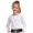 White, variant on HULIJA Kids Boys Girls Cotton Long Sleeves T-Shirt Basic Solid Top Thermal Undershirt Baselayer Shirt White 100