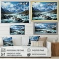 thumbnail image 4 of Designart "South America Mountain" Landscapes Floater Framed Wall Decor, 4 of 7