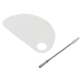 thumbnail image 1 of Paint Pallet - Acrylic Transparent Semi Circular Avoiding Pollution   Paint Mixing Palette, 1 of 8