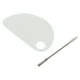 thumbnail image 5 of Paleta de pintura acrílica transparente semicircular para evitar la contaminación, superficie lisa, paleta para mezclar pintura., 5 of 14