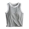 thumbnail image 5 of vigerkar Womens Built in Bra Tank Tops Ribbed Sleeveless Summer Basic Tops (White, L), 5 of 8
