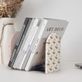 thumbnail image 6 of Lsque Rabbit And Carrot Printed Wood Bookends,Non-Skid Bookend for Shelves,Heavy Duty Support Bookends,Non-Slip Foam Pads for Office, Home, and Library,1 Pair, 6 of 8