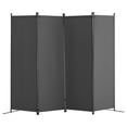 thumbnail image 1 of VEVOR Room Divider 4-Panel Folding Privacy Screen Fabric Partition Office Gray, 1 of 9