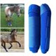 thumbnail image 3 of Bota protectora deportiva para caballos con cepillado, bota para tendones y piernas, tren de equitación Azul marino, 3 of 9