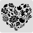 thumbnail image 3 of 1pc Autumn Fall Painting Stencils Reusable Maple Leaf Sunflower Harvest Drawing Template for Wall Wood 12x12inch, 3 of 8