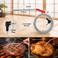 Using A Meat Probe 2-Pack Replacement Meat Probes with Clips for Camp Chef Pellet Grills ...