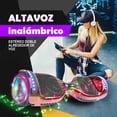 thumbnail image 5 of HOVERSTAR Bluetooth Hoverboard, LBW12A Color cromado o monopatín eléctrico de piel impresa con ruedas intermitentes LED, 5 of 5