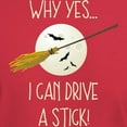 thumbnail image 3 of CafePress - Drive A Stick Broom Dark T Shirt - Men's Classic Graphic Cotton T-Shirt, 3 of 4