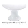 thumbnail image 3 of Poignées de Tiroir Style Européen Champignon Poignées de Garde-Robe Moderne Trou Unique Fixation Trou Unique Matériel de Porte Rétro L/blanc, 3 of 9