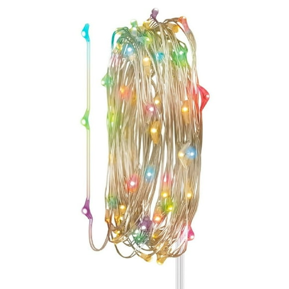 Serie LED inteligente RGB 2M con módulo para pilas y control remoto Steren MODLED-065RGB