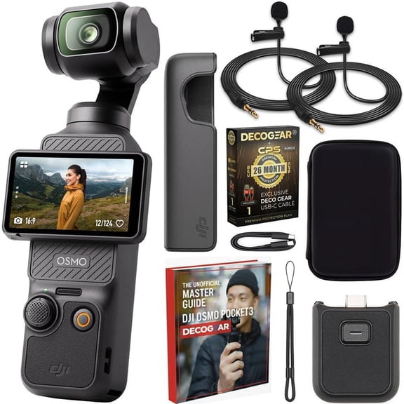 Cámara de Video DJI Osmo Pocket 3 4K 120fps Pantalla de 2" Paquete