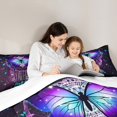 thumbnail image 5 of Homewish Teens Female Men Flying Gradient Butterfly Full Size Comforter Sets 3-Piece,Bohemian Feather Dreamcatcher Bedding Comforter Set,Galaxy Starry Sky Lightweight Bedding Sets, 5 of 8