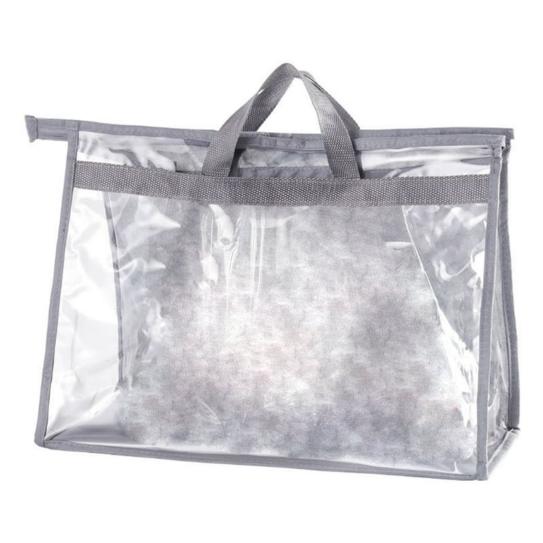 Clear Handbag Storage Organizer, Dust Bags for Handbags, Transparent Purse  Organizer for Closet, Hanging Handbags Dust Cover Bags with Zipper